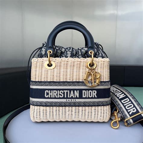 dior wicker bag|wicker dior handbags.